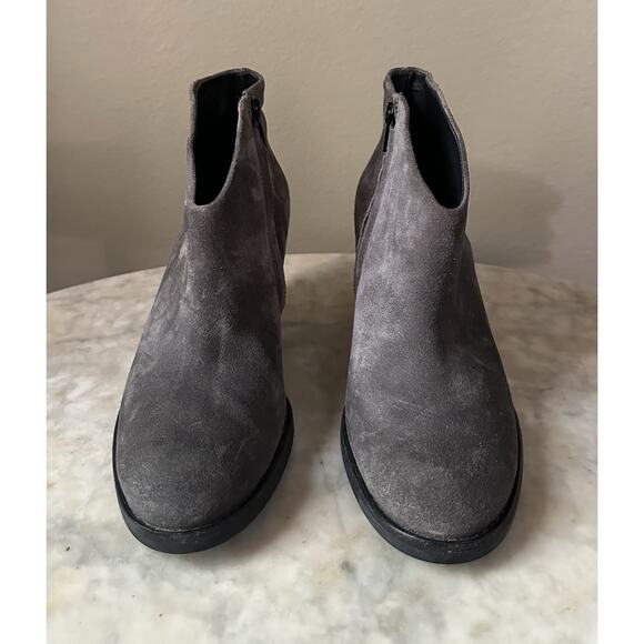 Paul Green NEW US 7, UK 4.5, Women’s Dark Grey Suede Delgado Stacked Heel - Picture 6 of 16